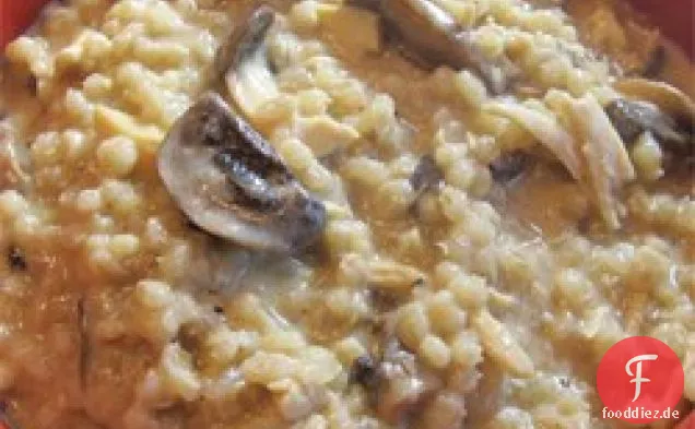 Pilz-Huhn Gerste Risotto