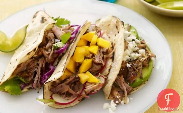 Slow-Cooker Schweinefleisch Tacos