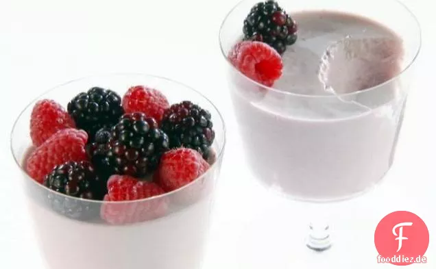 Hibiskus Panna Cotta