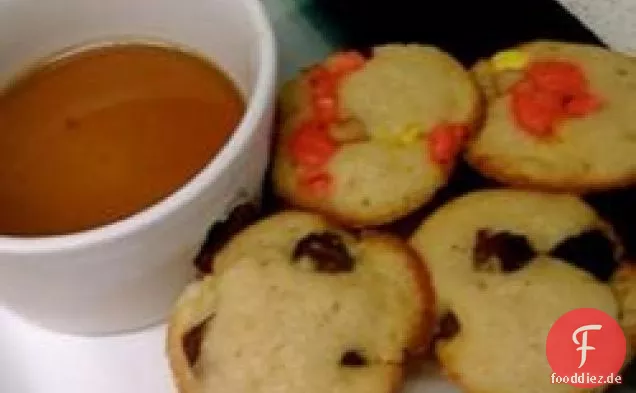Jeweled Pfannkuchen Muffins - Papageientaucher