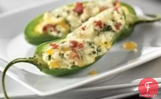 Käse und Speck Jalapeno Rellenos