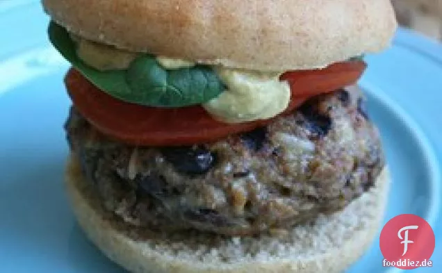 Black Bean Türkei Burger