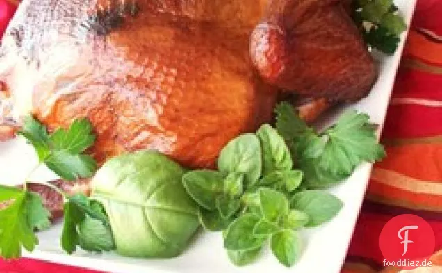 Geräuchertes Kräuterhuhn