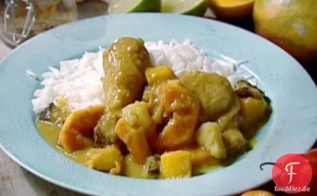 Martinique Kokos-Hähnchen-Curry