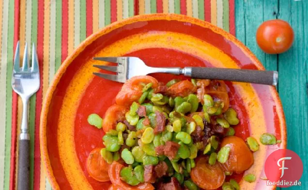Fava Bohnen Mit Chorizo Und Pimenton