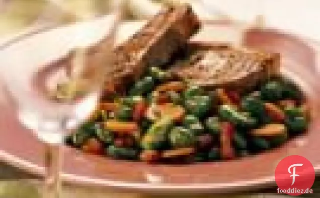 Fava Bohnen Mit Pancetta Und Zitrone