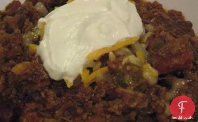 Fleischig Dicken Mann Chili