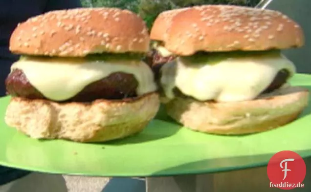 Grüne Chile Cheeseburger