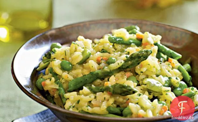 Risotto mit Frühlingsgemüse