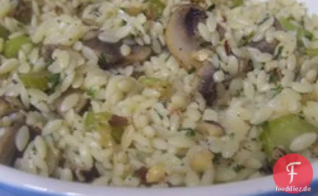 Haselnuss-Pilz-Pilaw