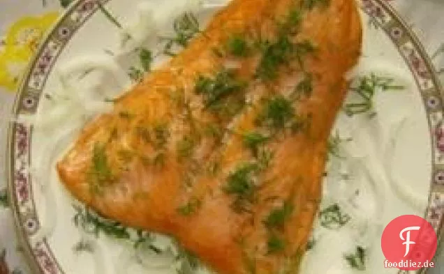 Gegrillter Gingered Lachs