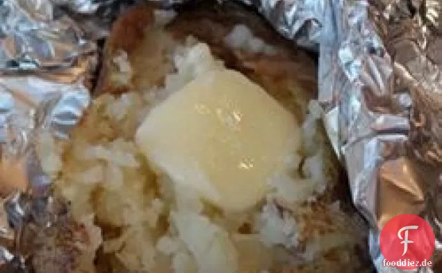 Lagerfeuer Gebackene Kartoffeln