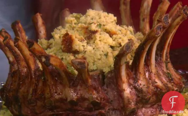 Maisbrot gefüllt mit Schweinebraten