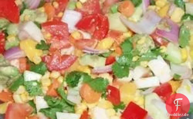 Sommer Regenbogen Salat