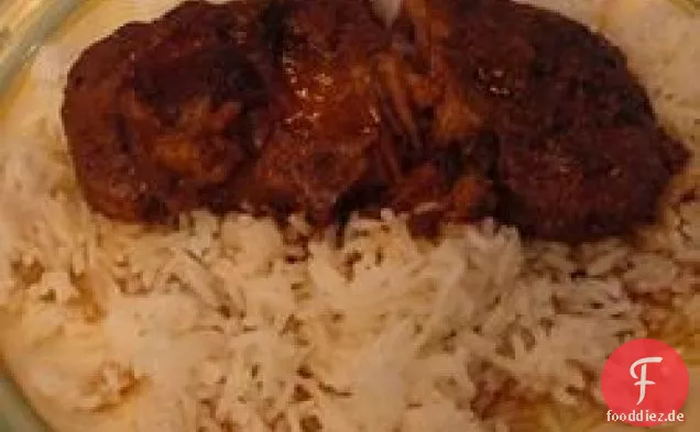 Gewürzte Pflaume Schweinekoteletts