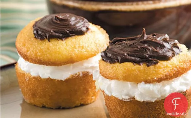 Einfachste Boston Cream Cupcakes