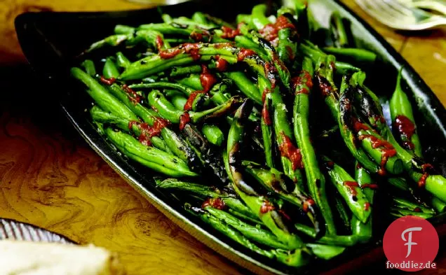 Gegrillte Grüne Bohnen Mit Harissa Rezept