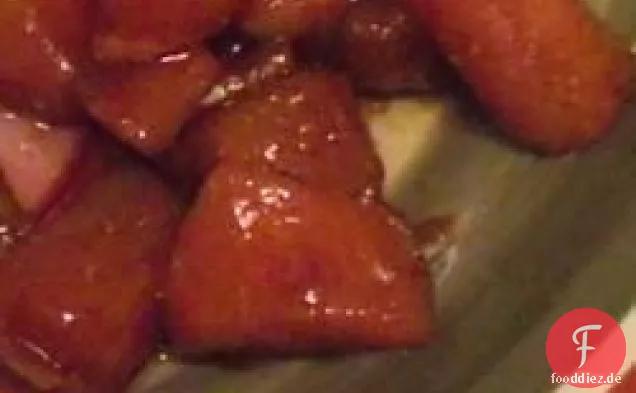Klassische kandierte Süßkartoffeln