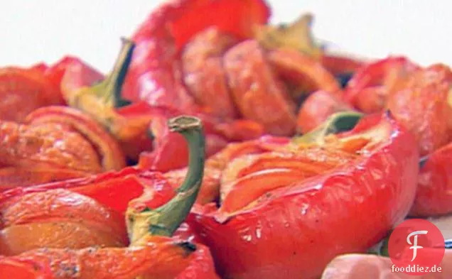 Tomaten gefüllte Paprika