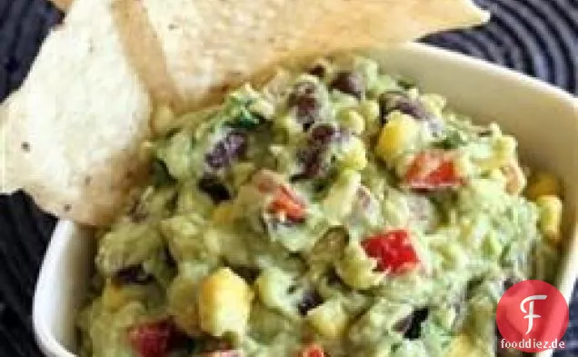 Mais und Schwarze Bohnen-Guacamole