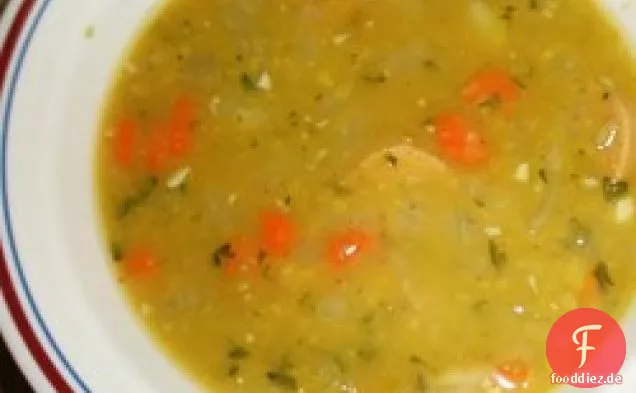 Split Erbsensuppe ohne Knochen