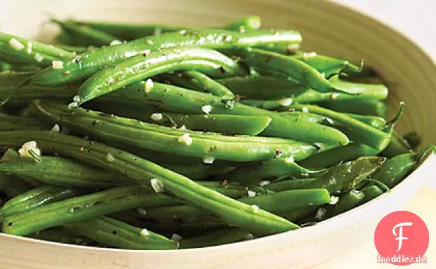 Knoblauch und Thymian Grüne Bohnen
