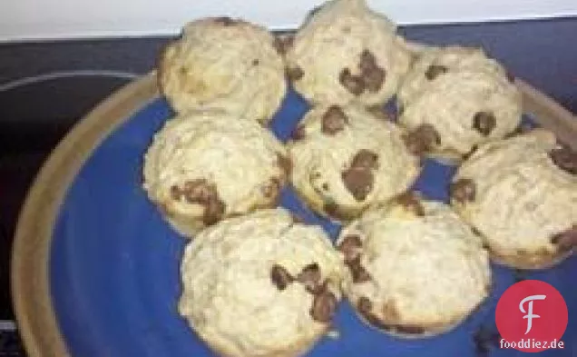 Chocolate Chip Sauerteig-Muffins