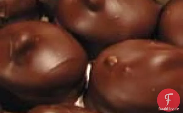 Mit Schokolade überzogene Marshmallow-Kekse