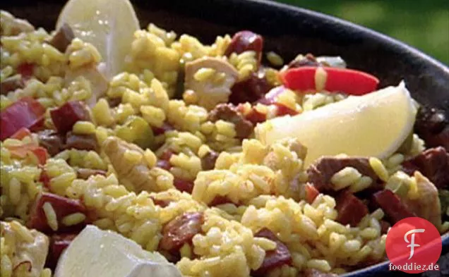 Spanische Paella mit Carnaroli-Reis