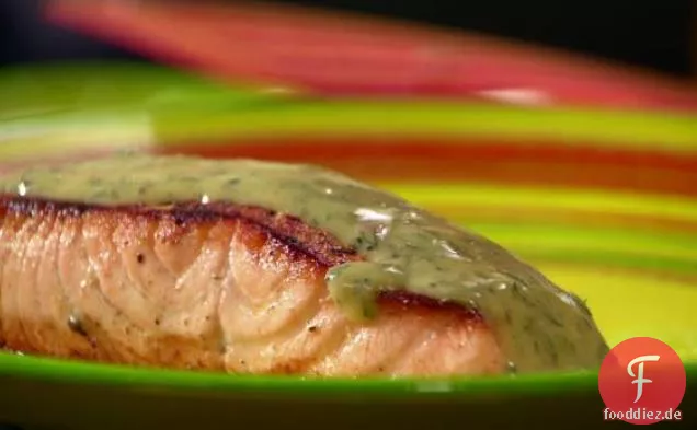 Gut gekleideter Lachs