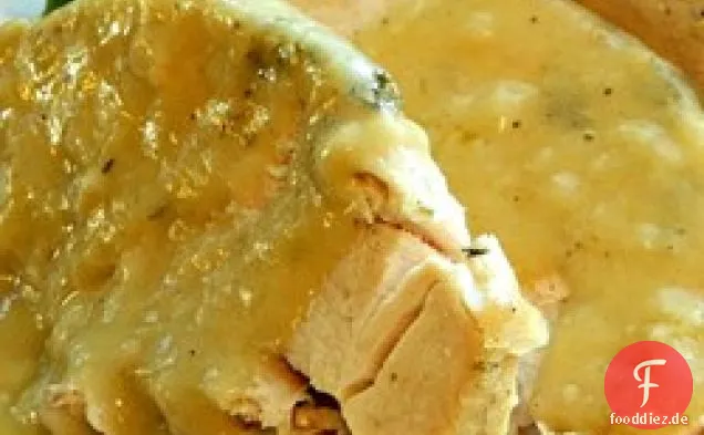 Gebratene Putenbrust mit Kräutern
