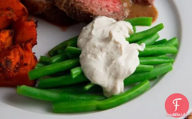 Grüne Bohnen In Tahini Und Joghurt-Dressing