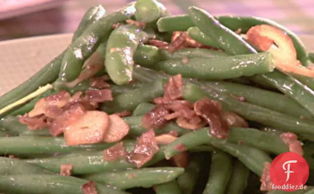 Garlicky Grüne Bohnen