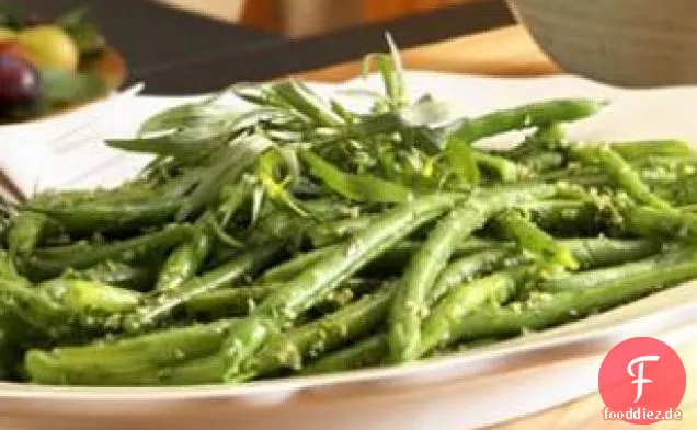 Garlicky Grüne Bohnen