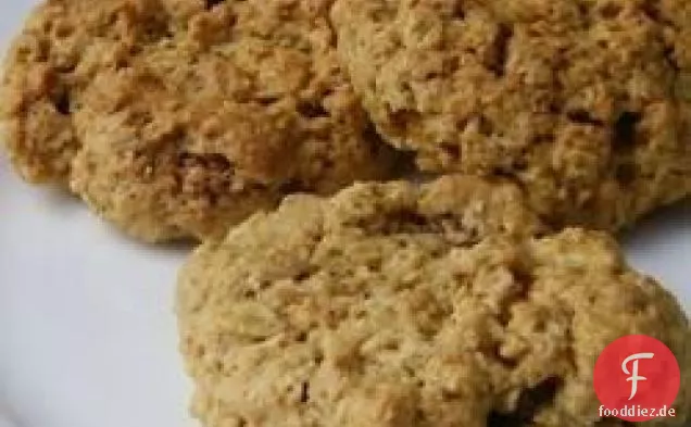Apfel-Zimt-Haferflocken-Cookie -