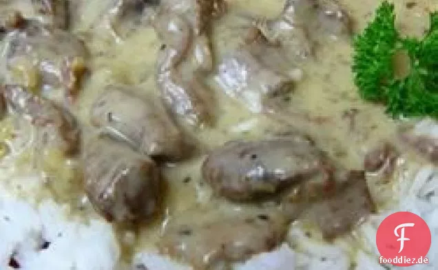 Wildbret Stroganoff