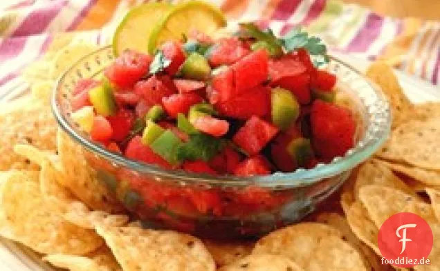 Wassermelone Feuer und Eis Salsa