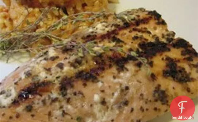 Zucker glasierter Lachs