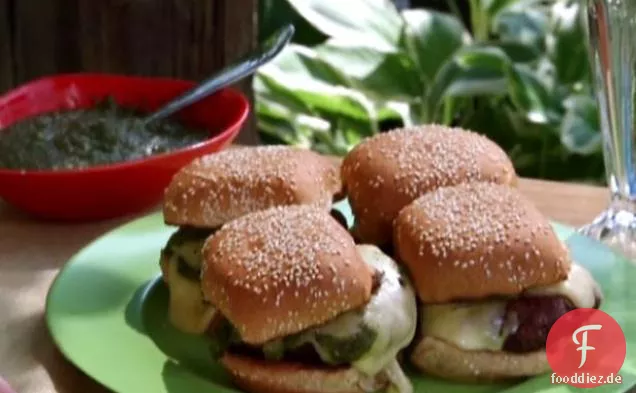Grüne Chile Cheeseburger
