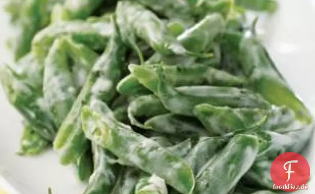 Grüne Bohnen mit cremigem Knoblauchdressing