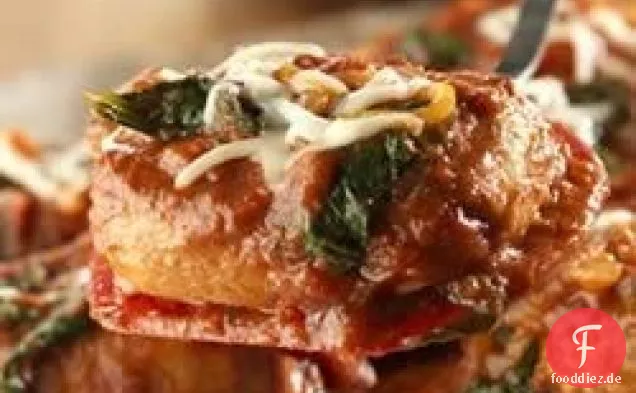 Skillet Schweinekoteletts Florentiner