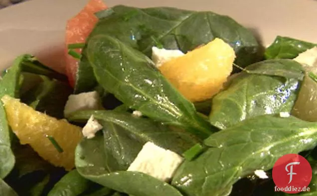 Spinat-Zitrus-Salat