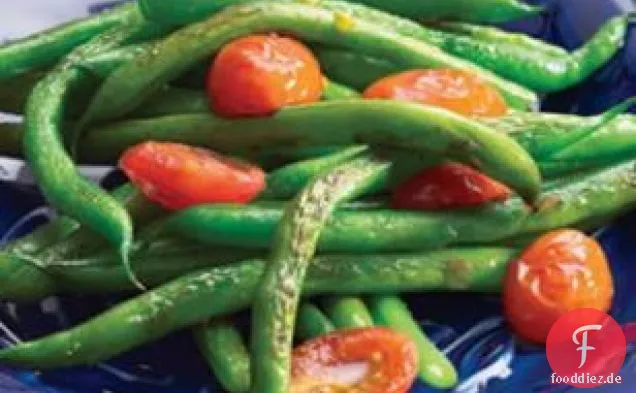 Sautierte grüne Bohnen & Kirschtomaten