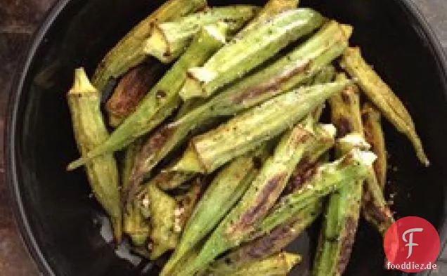Gebratene Okra