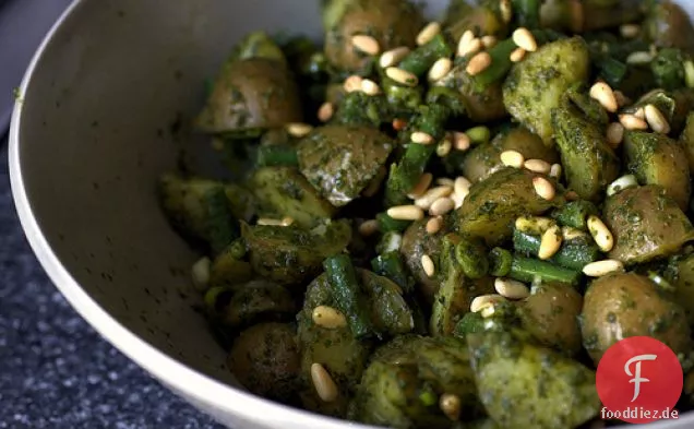 Pesto Kartoffelsalat Mit Grünen Bohnen