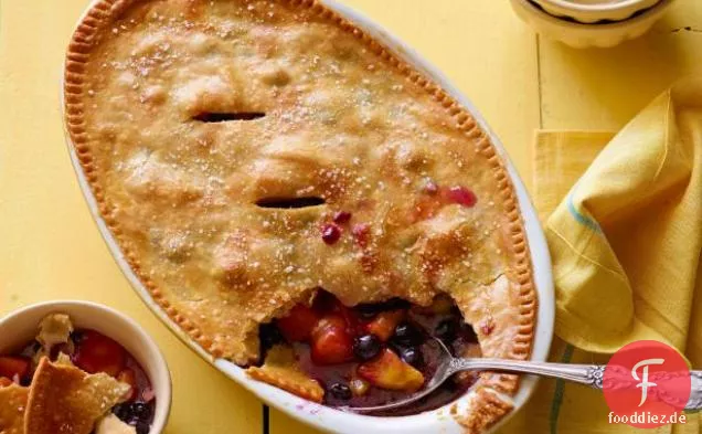 Blueberry Pfirsich Cobbler