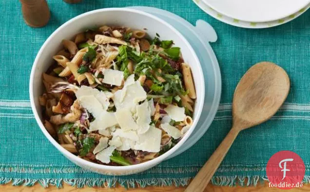 Tricolore Penne Pasta mit Huhn