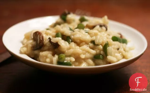 Grüne Bohnen Risotto