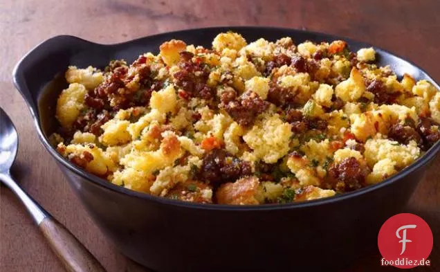 Chorizo und Maisbrot Füllung