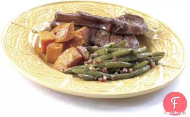 Grüne Bohnen Mit Pancetta, Knoblauch & Kräutern